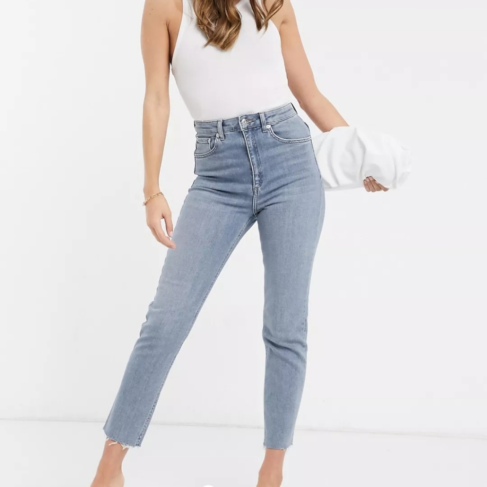 ASOS Design Farleigh High Rise Slim Mom Jeans